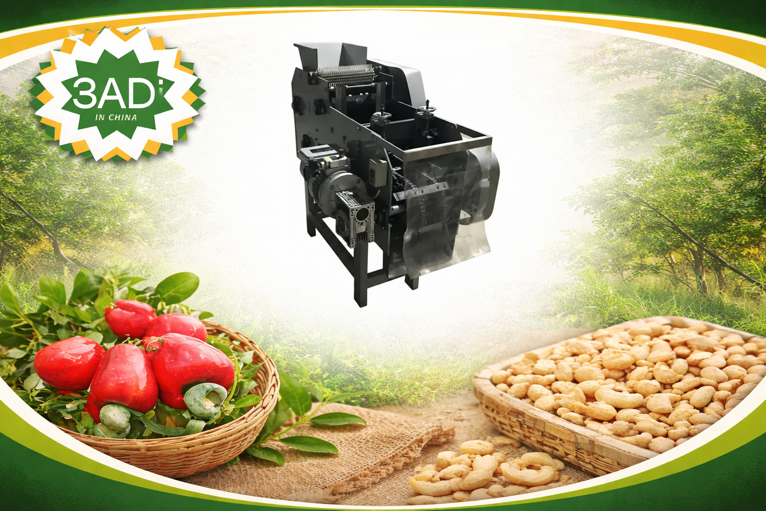 Fully Automatic Cashew Shelling Machine