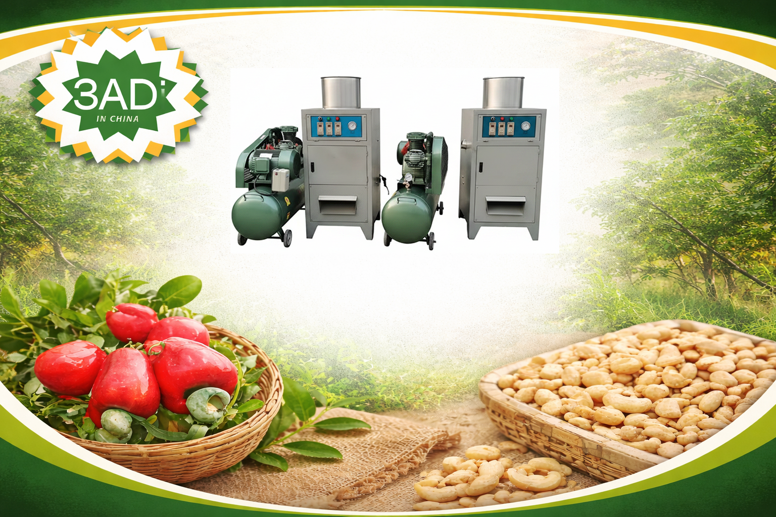 Cashew Peeling Machine
