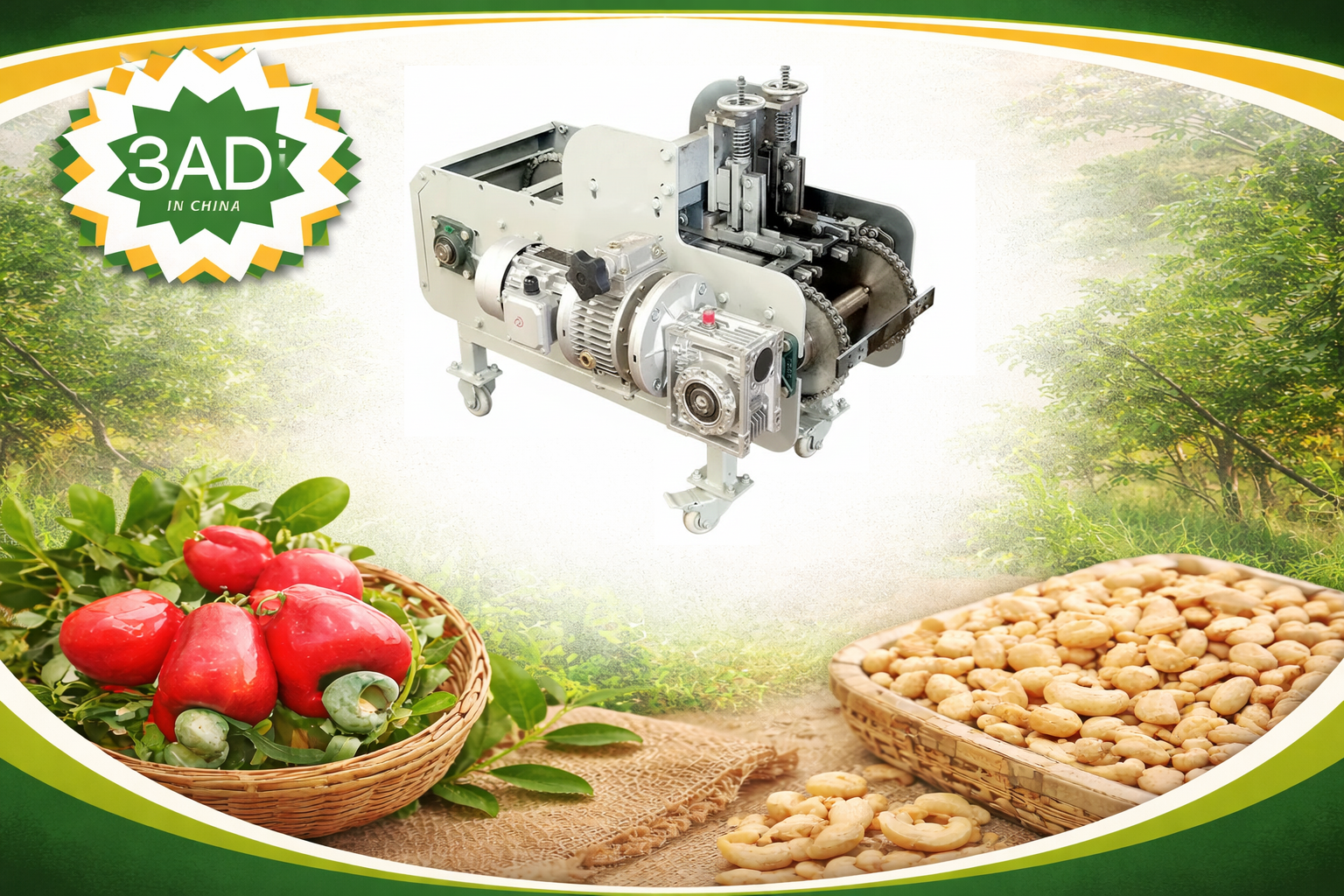 Semi Automatic Cashew Nut Shelling Machine
