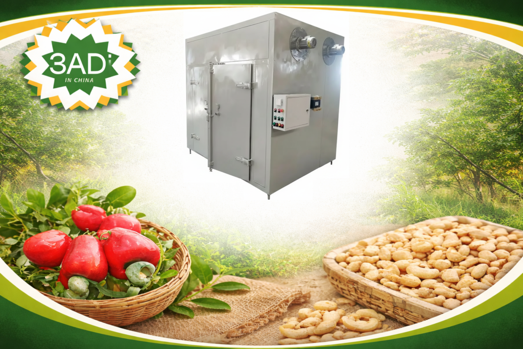 Cashew Dryer Machine for Kernel Drying in Processing Plant